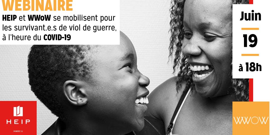 Actualités – HEIP et l’ONG We are Not Weapons of War ensemble contre le viol de guerre