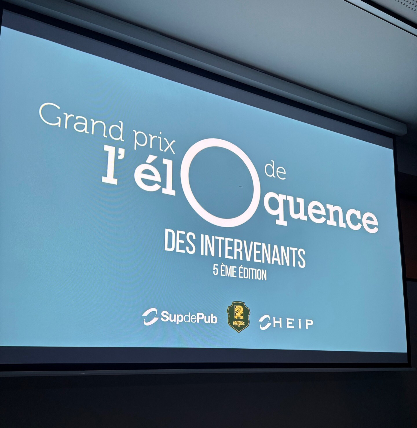 Guillaume Grelin remporte le Concours d&rsquo;Éloquence des Intervenants HEIP et Sup de Pub 2025