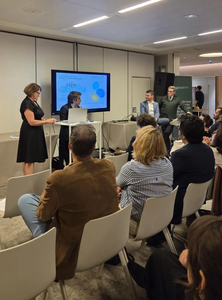 Conférence HEIP au Salon des Affaires Publiques : analyse des résultats de l'Observatoire Parlement par Ludivine Philippon, Jean-Daniel Lévy, Richard Amalvy et Benjamin Morel.